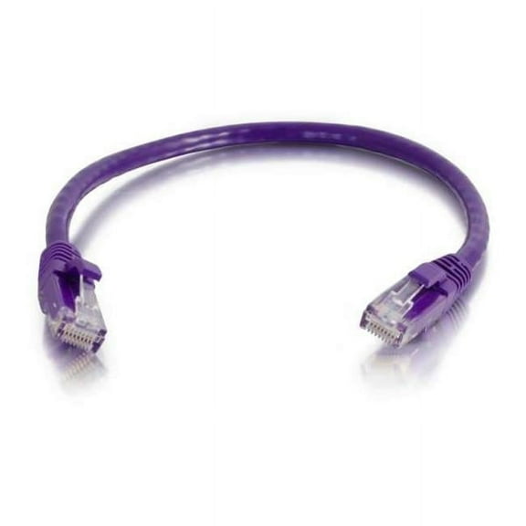 6 in. Cat6 Snagless Unshielded-UTP Ethernet Network Patch Cable - Purple - 6 in.