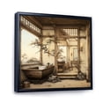 thumbnail image 2 of Designart "Japon Art Bathroom Ceremony III" Bath & Laundry Floater Framed Canvas Wall Art, 2 of 7