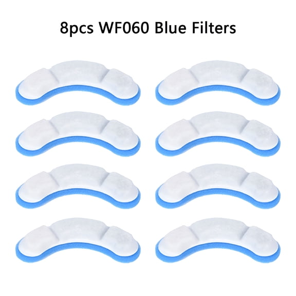 ACDANC Replacement Filters for Cat Dog Water Fountain Activated Carbon Filters Cat Dispenser Filter Element Accessories (8pcs Filters, 1set)