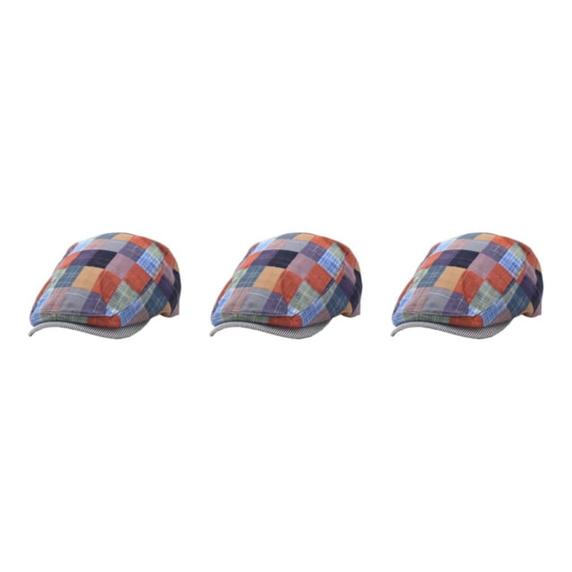 Maytalsory Stay Protected And Beautiful Sunproof Flat Hat For Outdoor Excursions Breathable Orange 3Set