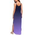 thumbnail image 4 of SMihono Robes d'Été Bohémiennes pour Femmes Grande Taille Mode Décontractée Col en V Imprimé Robes d'Été Sans Manches Robe Pull, 4 of 6