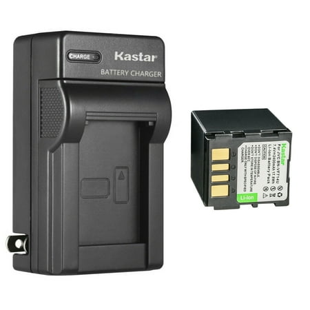 Kastar 1-Pack Battery and AC Wall Charger Replacement for JVC GR-D340EX GR-D340EY GR-D340EZ GR-D345 GR-D345E GR-D345EG GR-D345US GR-D346 GR-D346EY GR-D346US GR-D347 GR-D347U GR-D347US GR-D350