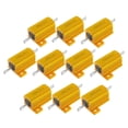thumbnail image 2 of 10pcs Premium Resistencias de potencia revestidas de aluminio 25W 3.9Ohm Herramienta Universal, 2 of 7