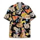 thumbnail image 3 of Camisa hawaiana divertida para hombre, sudadera playera con estampado de gato y música en 3D, camisa de manga corta de diseñador callejero, ropa para hombre de alta calidad, 3 of 4