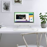 HP 22 All-in-One PC, Intel Pentium Silver J5040, 4GB RAM, 128GB SSD, Snow White, Windows 11 Home in S mode, 22-dd0123w