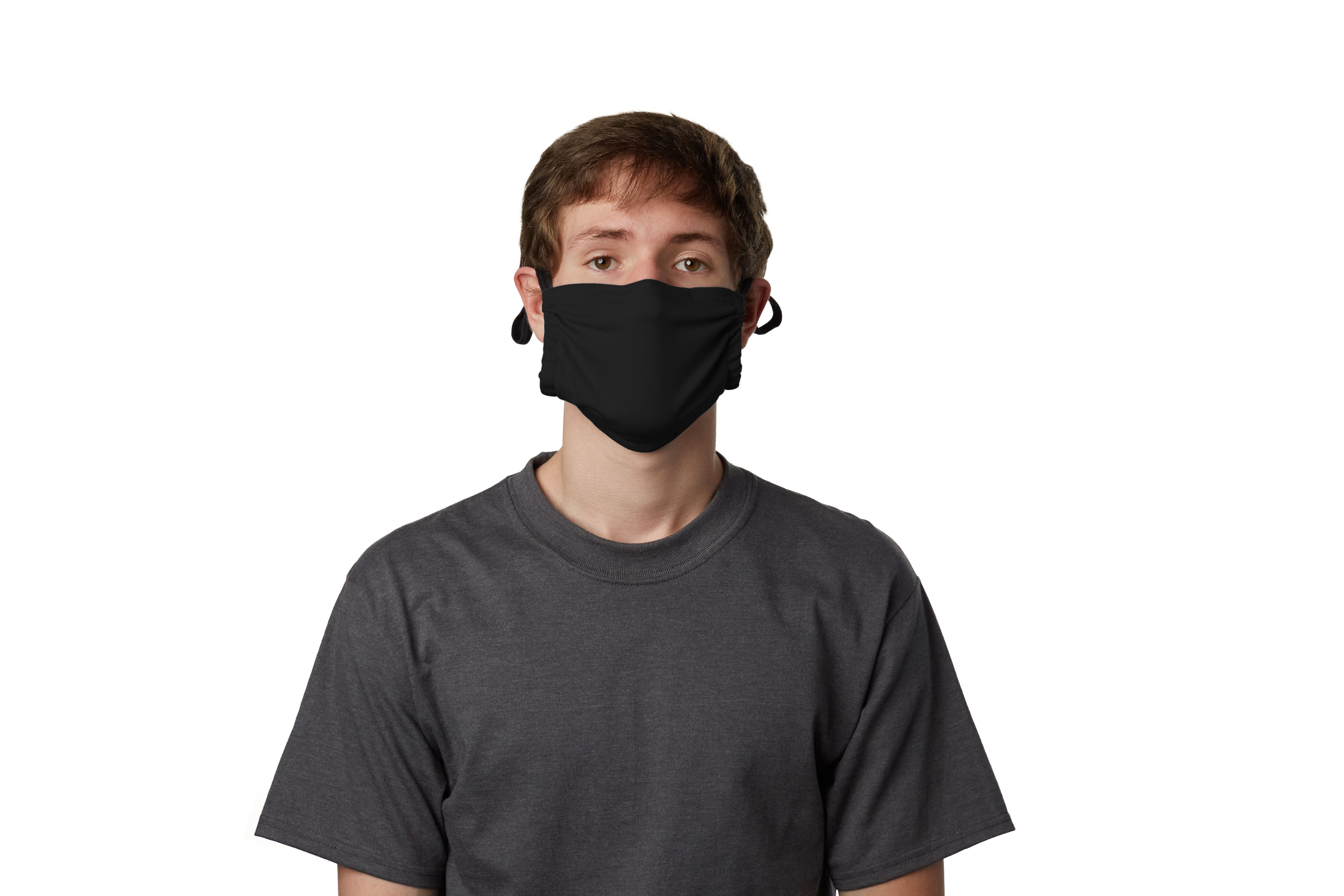 Hanes Adult 2Ply Poly Adjust Pocket Mask Style MKPKP5