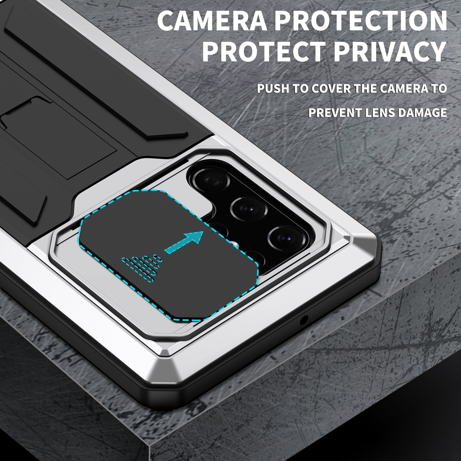 تسوق Galaxy S22 Ultra 5G Case, Shockproof Anti-slip Rugged Bumper