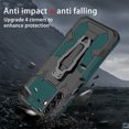 thumbnail image 6 of ELEHOLD Armor Case for Samsung Galaxy A54 5G,Rugged Hybrid Full Body Protective Case Hidden Kickstand  Magnetic Car Mount Anti-Scratch Shockproof Case,Darkgreen, 6 of 7