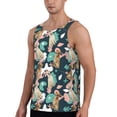 thumbnail image 2 of Gukieu Labrador Retriever Dog Print Men's Quick Dry Fitness Vest, Round Neck Sleeveless Fitness Bodybuilding Top-Large, 2 of 7