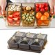 thumbnail image 5 of Bandeja de condimentos Soledad para servir nueces y dulces gris, 5 of 7