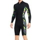 thumbnail image 3 of Traje de neopreno para hombre de 1,5 mm Shorty con protección UV, pantalones cortos de neopreno premium de manga larga, traje de baño para esnórquel, - SG SM SunniMix Los hombres traje de neopreno, 3 of 7