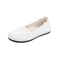 thumbnail image 3 of Willtoo Women's Knit Ballet Flats Round Toe Slip On Breathable Shoes Comfortable Casual Work Flat Shoes, 3 of 5