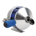 thumbnail image 4 of High-Speed Ratio, Die-Cast Spool for Outdoor Use, Blue Gray Color Aluminum Alloy Front Cover Fishing Reel, 4 of 8