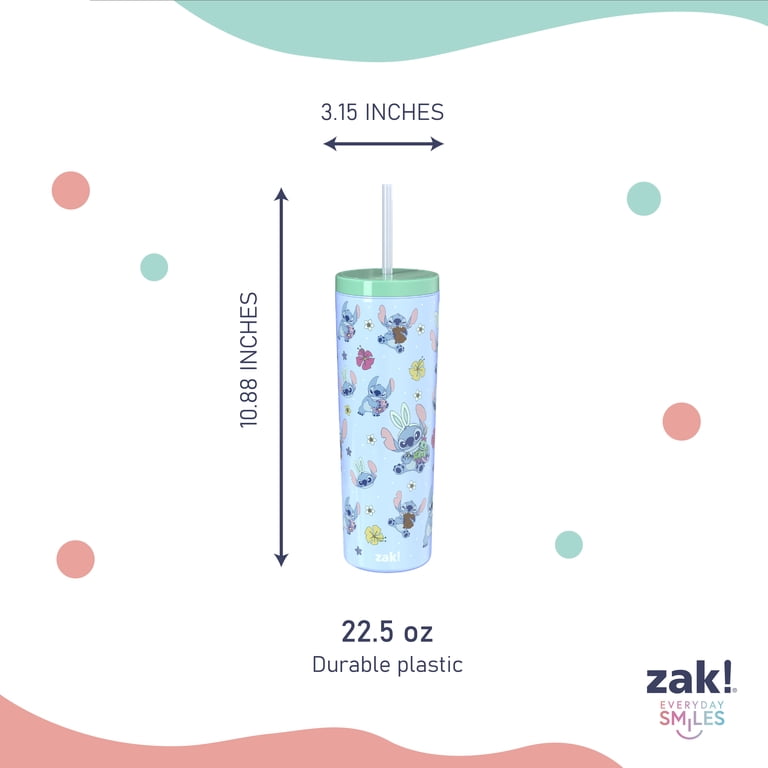 Zak Designs, Tumbler, Blue, 22.5oz, Double Wall Insulation