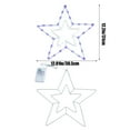 thumbnail image 3 of Kumdkd Independence Day Patriotic LED Star Window Light – Iron Forged Red, White & Blue 4th of July Decor for Memorial Day, Veterans Day, and Indoor/Outdoor Celebrations 12.2x12.01in, 3 of 6