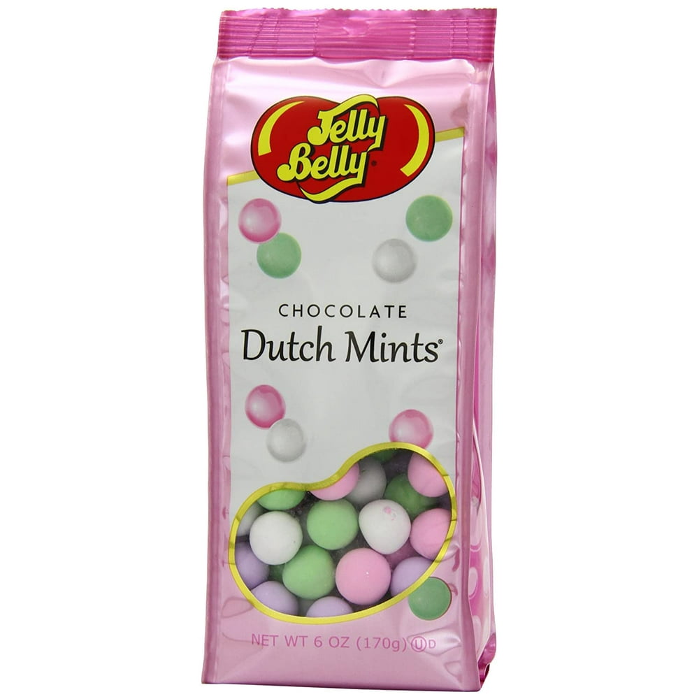 Chocolate Dutch Mints Gift Bag Jelly Belly 6oz