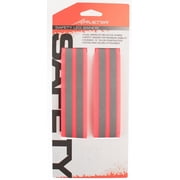 AVENIR SAFETY LEG BANDS Nylon Bike Run Orange Reflective Stripes 16" NEW