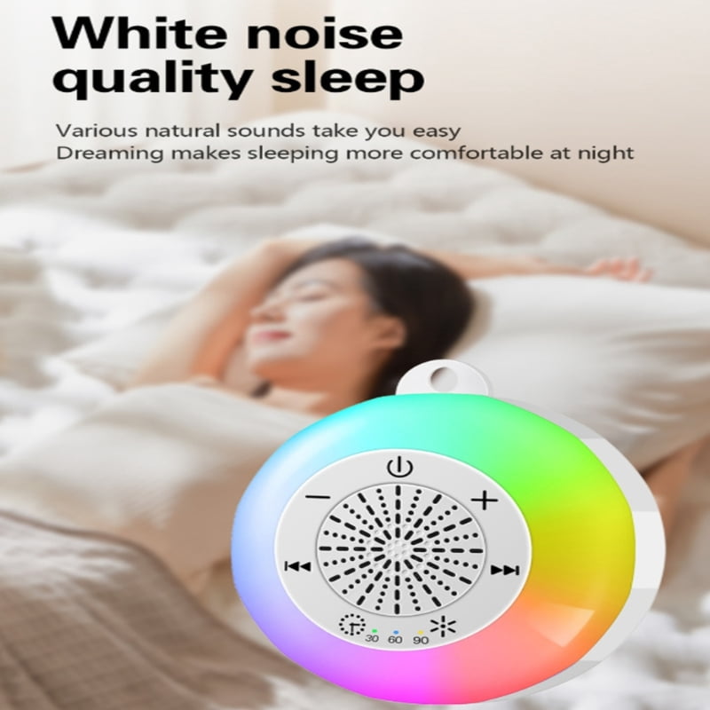 Zecic Portable Sound Machines White Noise Machines with 22Soothing Sound Night Light