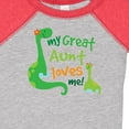 thumbnail image 4 of Inktastic My Great Aunt Loves Me Boys Baby Bodysuit, 4 of 5