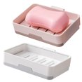 thumbnail image 2 of 1PCS self adhesive Layers Soap Box Kitchen Tools Bathroom Accessories Soap Dish Suction Holder Storage Basket Soap Box Stand, 2 of 5