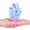 Multicolor, variant on Elainilye 3 Pack Wind Up Plush Toys for Toddlers Kids, Easter Jumping Rabbit Hopping Bunny for Easter Egg Toy Basket Fillers Gifts