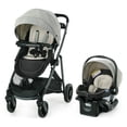 thumbnail image 1 of Graco Modes Element LX Travel System | Includes Baby Stroller with Reversible Seat, Extra Storage, Child Tray, One Hand Fold and SnugRide 35 Lite LX Infant Car Seat, Lynwood, 1 of 5