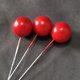 thumbnail image 1 of Adornos decorativos para tartas con forma de bola dorada, bola plateada, bola morada, bola blanca, bola azul, polvo y bola negra, 1 of 6