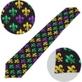 thumbnail image 7 of GZHJMY Mardi Gras Party Table Runner Seasonal Mardi Gras Table Cloth Runner for Kitchen Dining Table Wedding Party Holiday Coffee Dining Home Decor 13 x 90 Inches, 7 of 7