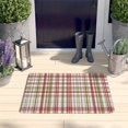 thumbnail image 2 of Multi Color Plaid Checkered Flannel Non Slip Door Rugs,Washable Door Mats Indoor,Decorative Door Mats,Dirt-Resistant and Absorbent Doormat for Entrance,Bedroom,Kitchen,Bathroom,31.5"x17", 2 of 4