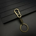 thumbnail image 3 of Carabiner Keychain Key Chain Ring Holder Organizer Spiral Retractable Spring Coil Keychain Anti-rust Key Clip, 3 of 6