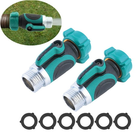 

Pgeraug valve Hose Spigot Friendly Faucet Extension to Outside Off Shut Connect Garden Patio & Garden Water Sprinklers Green