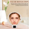 thumbnail image 3 of Shisuyan Handheld Mirror Double Sided Makeup Mirror Magnification Mirror Foldable Desktop Mirror Portable Mirror Cosmetics Mirror, 3 of 9
