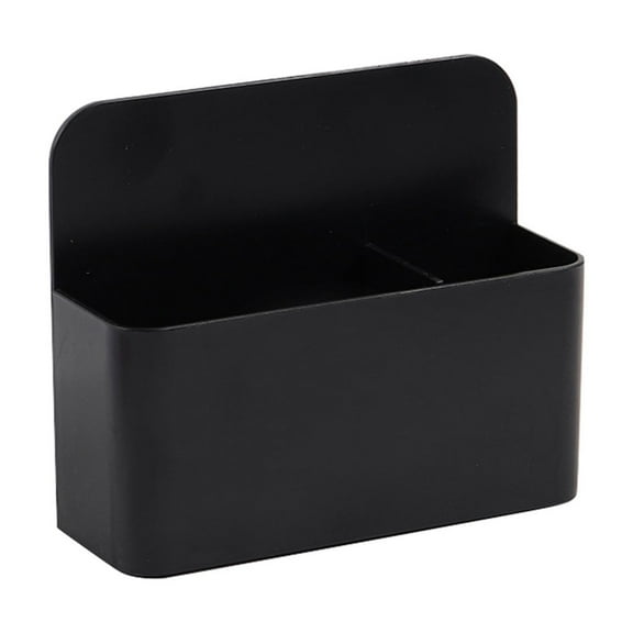 Magnetic Marker Holder for Whiteboards/Fridge/Refrigerator, Magnetic Pen Holder Dry Erase Tray with Anisotropic Magnet Backing, Black