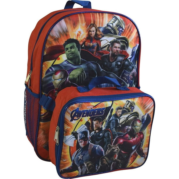 Marvel Marvel Avengers 16" School Backpack With Detachable Lunch Box