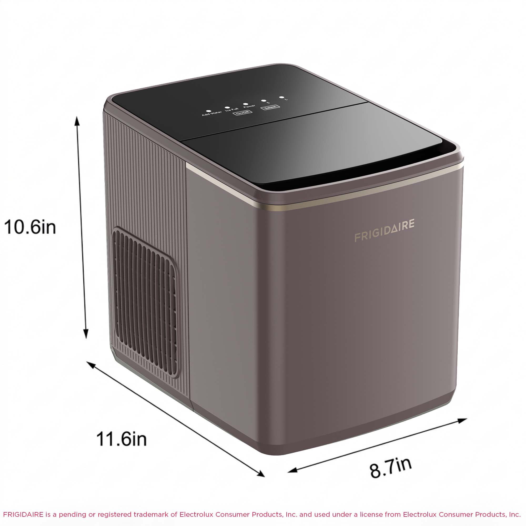 Frigidaire 26 lbs. Countertop Ice Maker with Touch Display, Mauve
