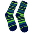 thumbnail image 5 of 4 or 8 Pairs Cozy Fuzzy Fluffy Soft Warm Comfortable Women's Crew Socks (Stripes, 8), 5 of 6