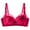 Womens Bras Clearance Wine, variant on BSDJILFG Plus Size Lace Bras for Women Full Coverage Satin Silk Large Bust Solid Color Breathable Everyday Bra ,S-2XL