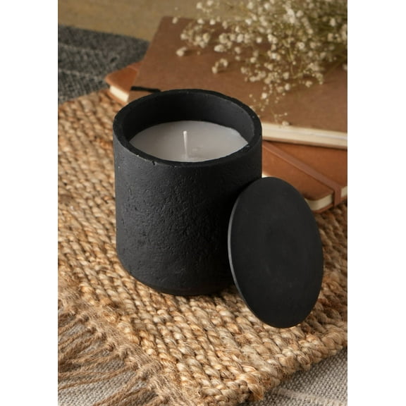 Expobazaar 7oz Jar Candle | Vanilla Lavender Scented Candle | Ecomix Wax Fill Candle With Wooden Lid