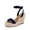 DENIM, variant on Women's Open Toe Platform Sandals Adjustable Buckle Ankle Strap Comfortable Summer Espadrille Wooden Heeled Wedge Fashion Dressy Shoes