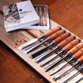 thumbnail image 5 of 12pcs Wood Carving Chisel Set for Woodworking, Professional Wood Gouge Tools with Premium Case and Roll Up Bags for Carpenter Craftsman Gift, 5 of 6