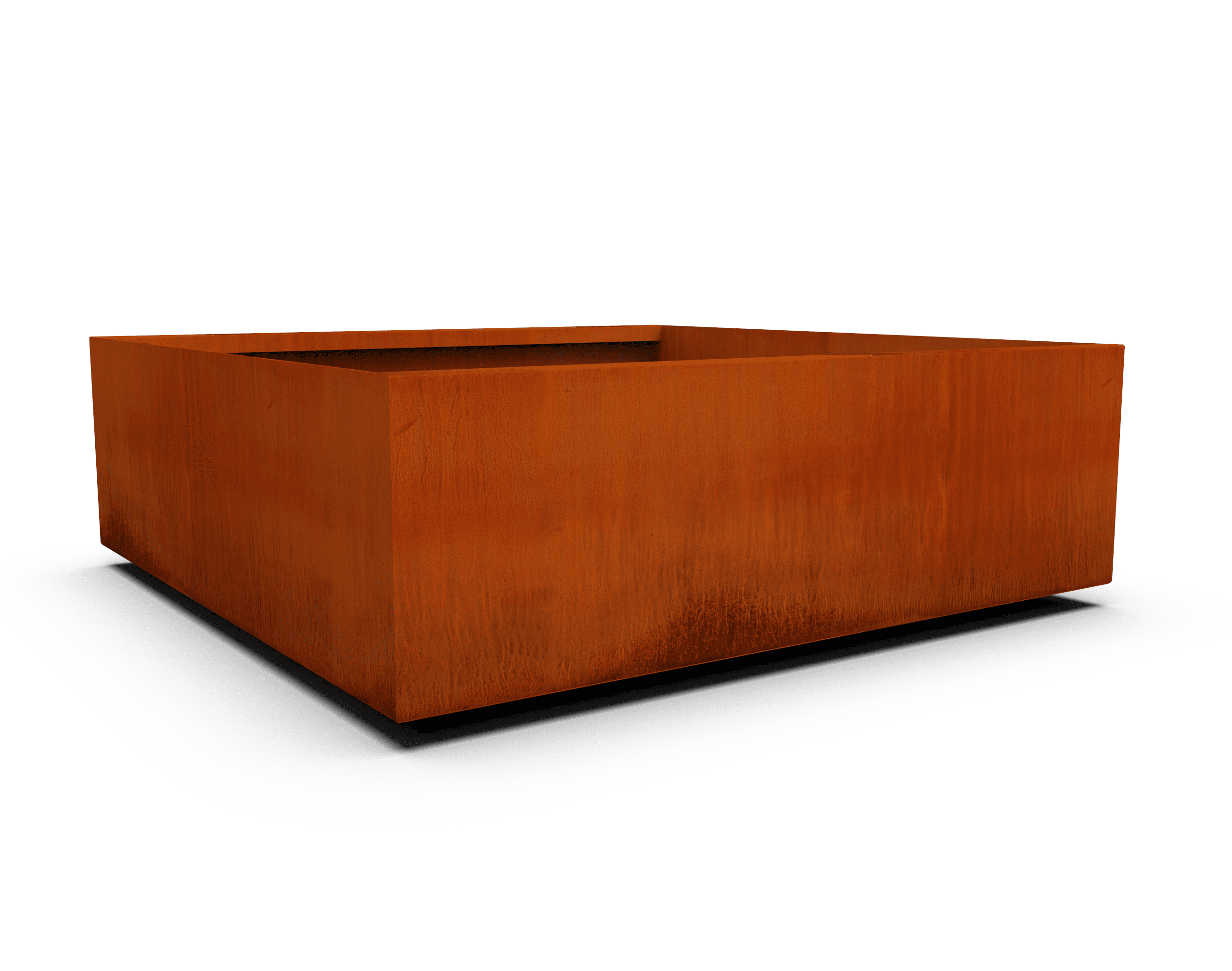 PLANTERCRAFT Corten Steel metal planter box, Square & Cube sizes ...