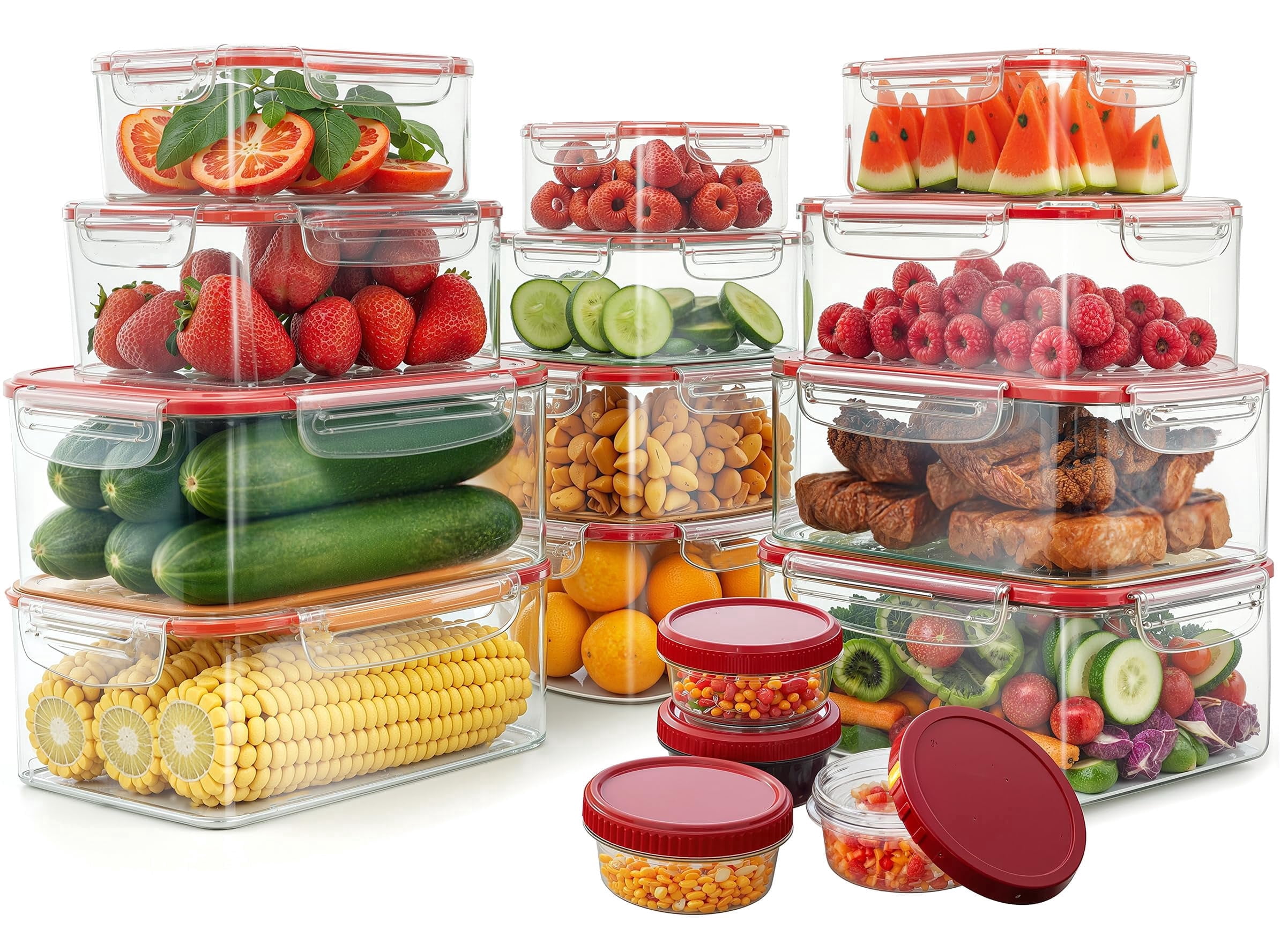晴*晴様 Rubbermaid Food Storage System 16個セ Rubbermaid Brilliance Modular Large Kitchen Food Storage