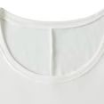thumbnail image 5 of Women's Loose Fit Long Sleeve Round Neck Pocket Patchwork Solid Color Blouse Top Comfy Versatile Casual Business Office Outfits | CSEONE,White M, 5 of 6