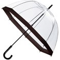 thumbnail image 1 of Clear Bubble Umbrella u2013 See Through, Rain & Windproof Umbrella for Weddings, Prom, Graduation and Outdoor Events - Automatic Open, Crook Handle, Clear Dome, 1 of 6