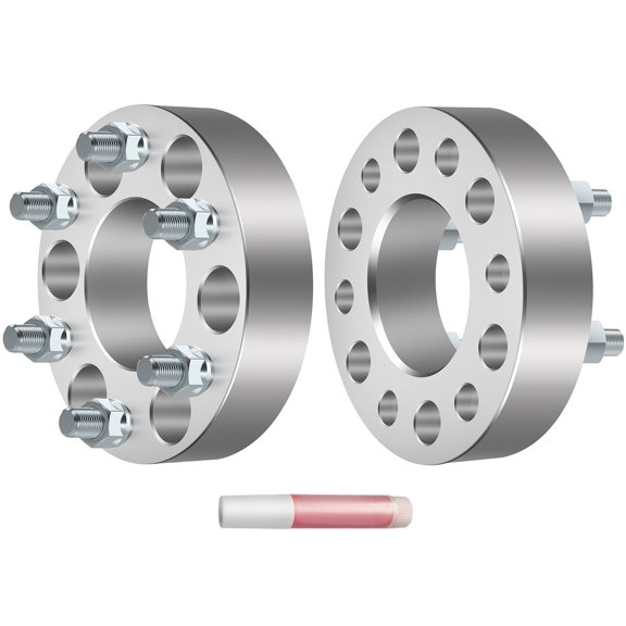 ECCPP fit for 2003-2008 for Isuzu Ascender 1.5" 6 lug Wheel Spacers 6x5 6X127 Wheel Spacers Kits 12x1.5 Studs 78.3mm silver