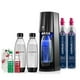 thumbnail image 1 of Paquete para hacer agua con gas SodaStream E-TERRA (negro), con CO2, botellas carbonatadas y sabores de gotas burbujeantes, 1 of 5