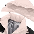 thumbnail image 7 of Men's Color Block Loose Casual Warm Windproof Waterproof Long-Sleeve Outerwear With Detachable Hood Leisure Oversize Jackets for Men, 7 of 7