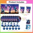 thumbnail image 2 of Blue Beetle Birthday Cups Party Supplies Decor Backdrop Paper Plates Fans Decorations Banner, 2 of 7