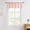 Blush Pink and White, variant on White-Black Check Kitchen Curtains 36inch Length Buffalo Plaid Tier Curtain Set for Bathroom Café Curtain Set for Basement Laundry Room 27" Width x 2 Panels