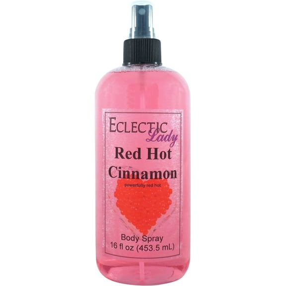 Red Hot Cinnamon Body Spray, Eclectic Lady, Hydrating Mist, Unisex, 16 oz